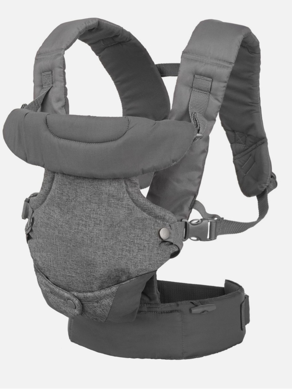Infantino - 8-32 lbs, baby wearing, front or back, gray